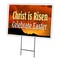 Signmission Christ Risen Celebrate Yard Sign & Stake outdoor plastic coroplast window C-1216 Christ Risen Celebrate - alternate 1